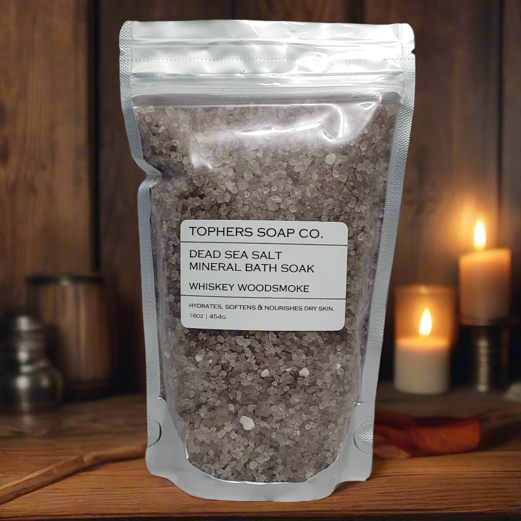 Whiskey Woodsmoke Dead Sea Salts