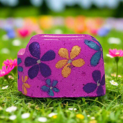 "I'll Buy My Own Flowers" Toaster Bath Bomb - Floral Novelty Bath Fizz by Topher's Soap Co., Brantford, Ontario, Canada