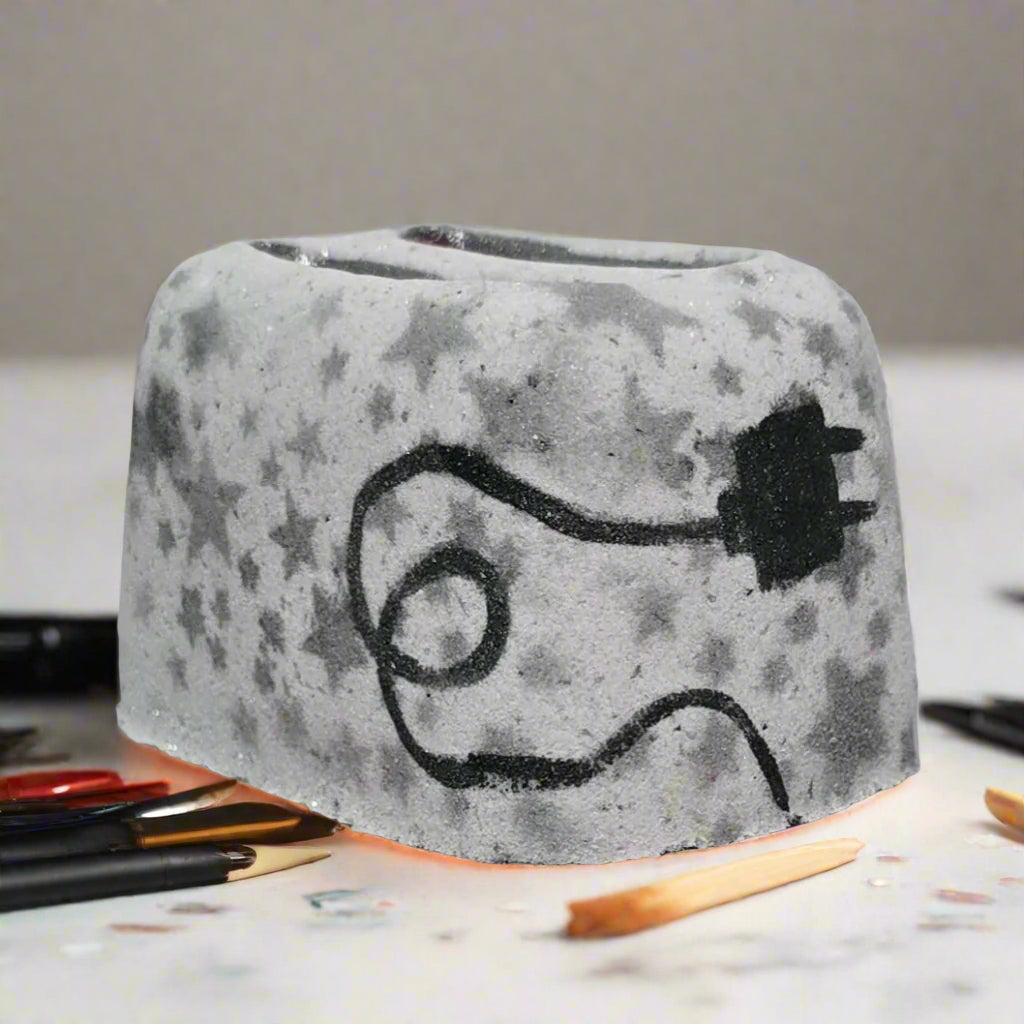 "Fuck It, Taking my Last Bath" Plug Bath Bomb - Novelty Bath Fizz by Topher's Soap Co., Brantford, Ontario, Canada