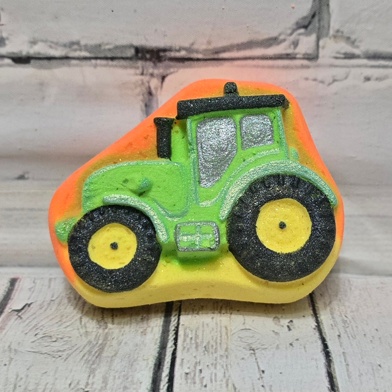Tractor | Toy | Hand Painted Bath Bomb