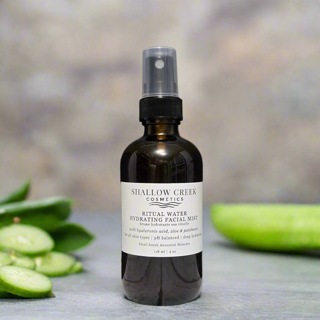 Shallow Creek Ritual Water | Hydrating Facial Mist. Cucumber.
