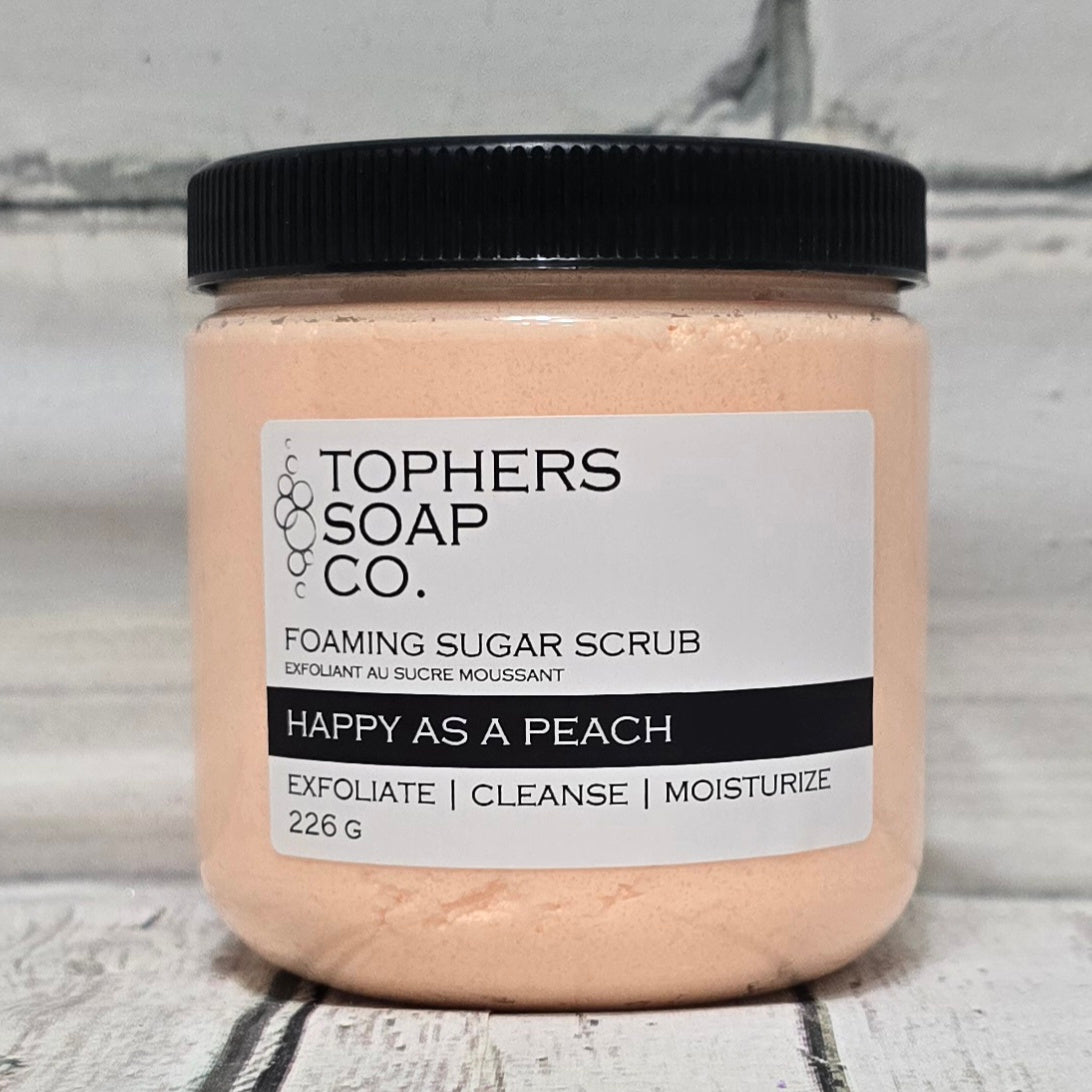 Happy as a Peach | Foaming Sugar Scrub