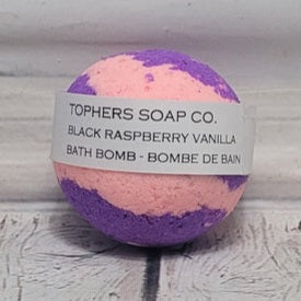Black Raspberry Vanilla | Foaming Bath Bomb