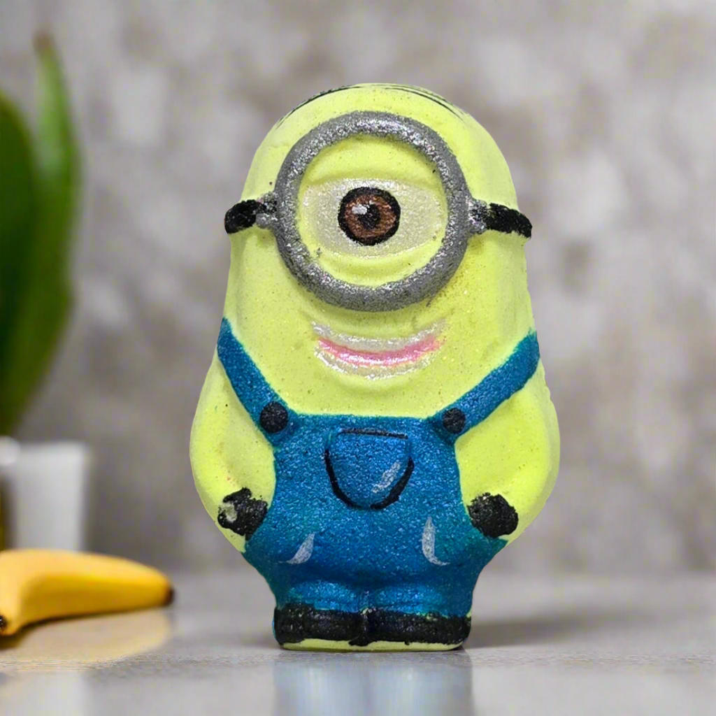 Stuart the Minion | Toy | Hand Painted Bath Bomb