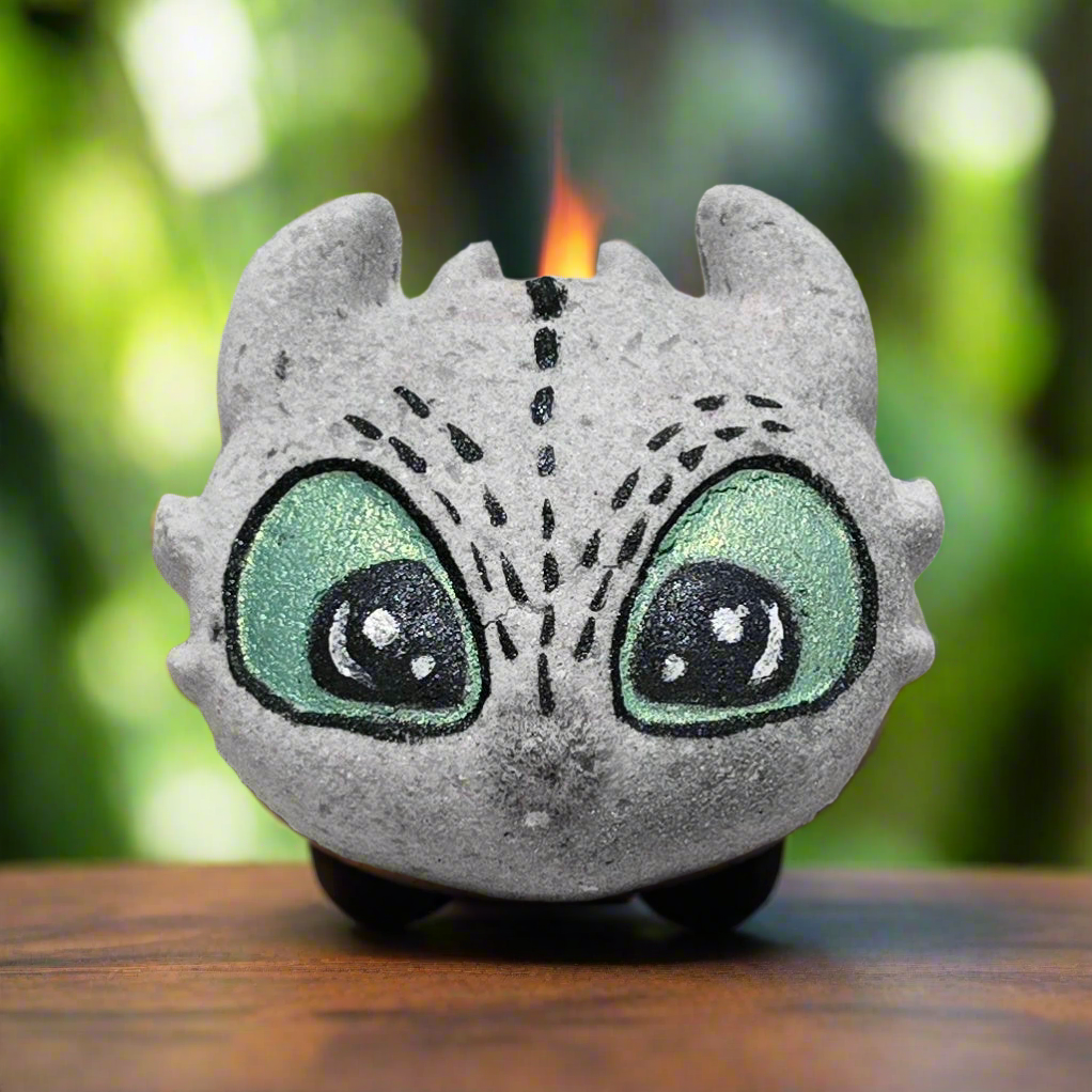 Toothless Night Fury | Hand Painted Bath Bomb