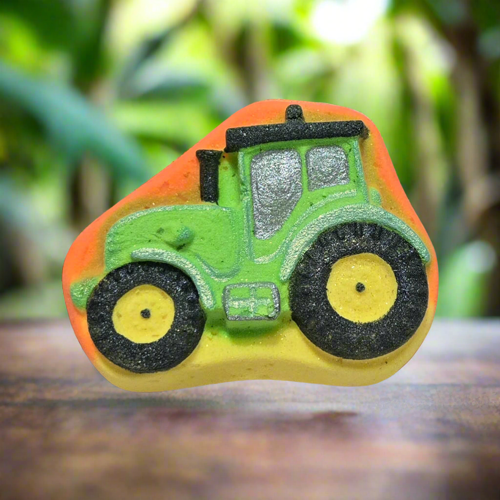 Tractor | Toy | Hand Painted Bath Bomb