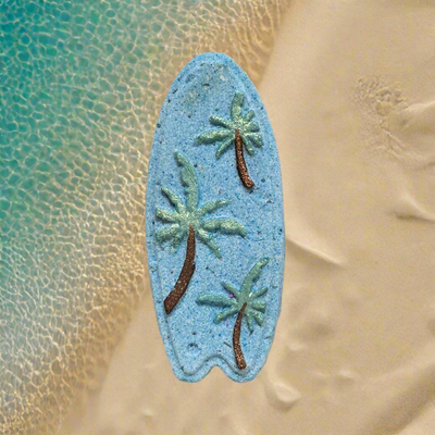 Surf Board | Hand Painted Bath Bomb