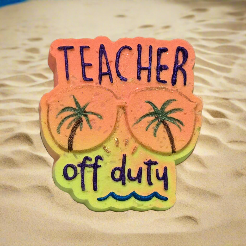 Off duty Teacher | Hand Painted Bath Bomb