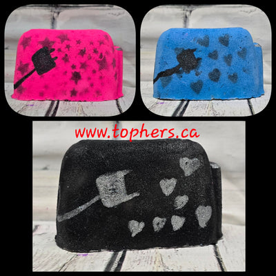 FUCK IT, MY LAST BATH | Hand Painted Toaster Bath Bomb