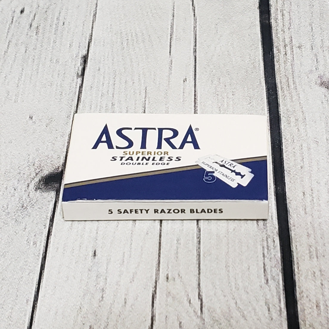 Astra Superior Stainless Double Edge Safety Razor Blades - 5 pack