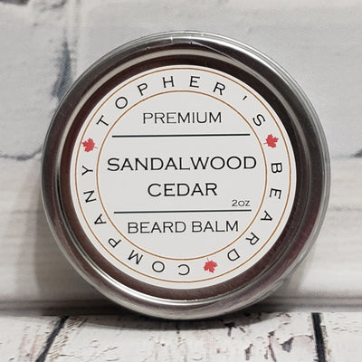 Beard Conditioning Balm | Sandalwood Cedar | Tophers Beard and Soap Company