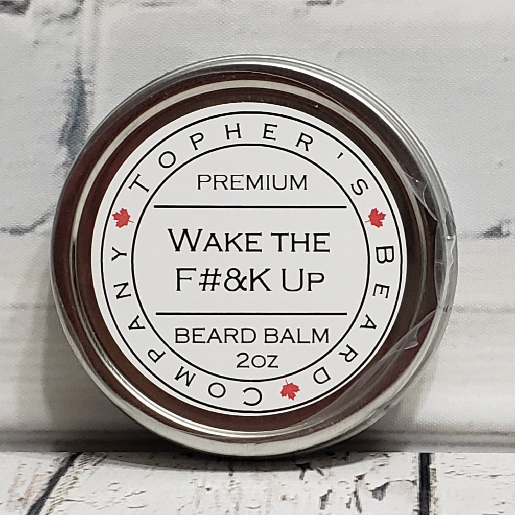 Beard Conditioning Balm | Wake the Fuck Up | Tophers Beard and Soap Company