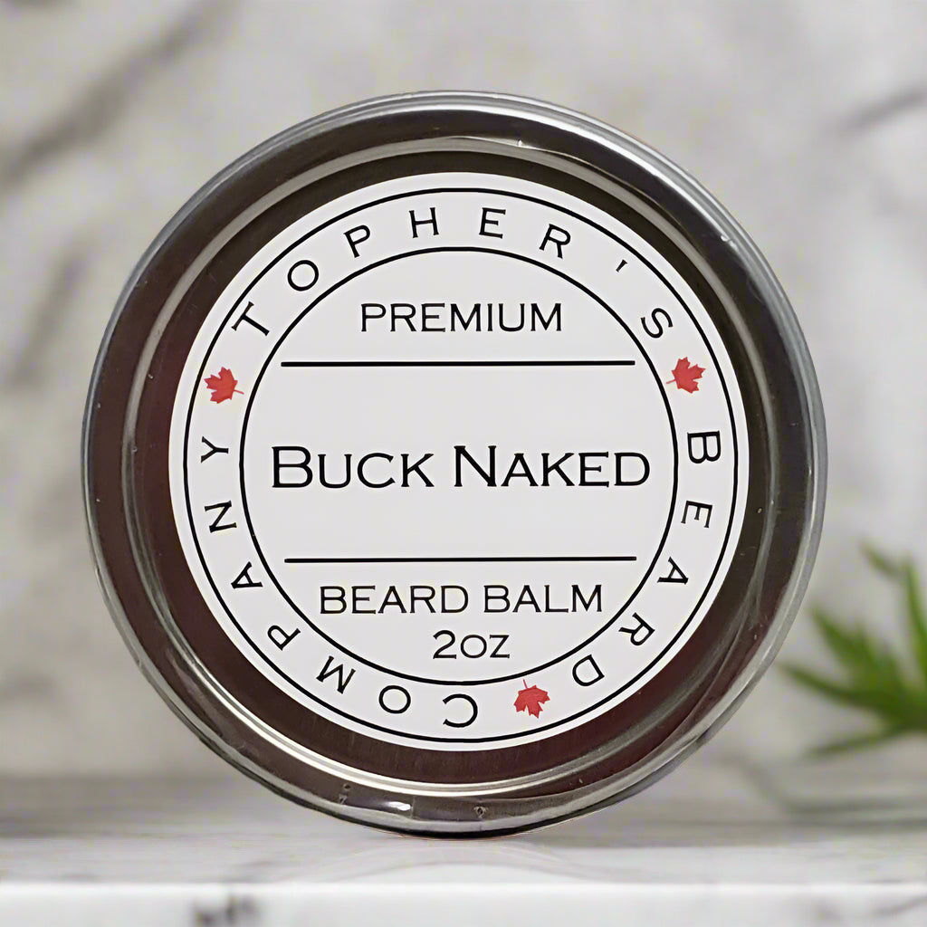 Beard Conditioning Balm | Buck Naked Unscented | Tophers Beard and Soap Company