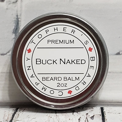 Beard Conditioning Balm | Buck Naked Unscented | Tophers Beard and Soap Company