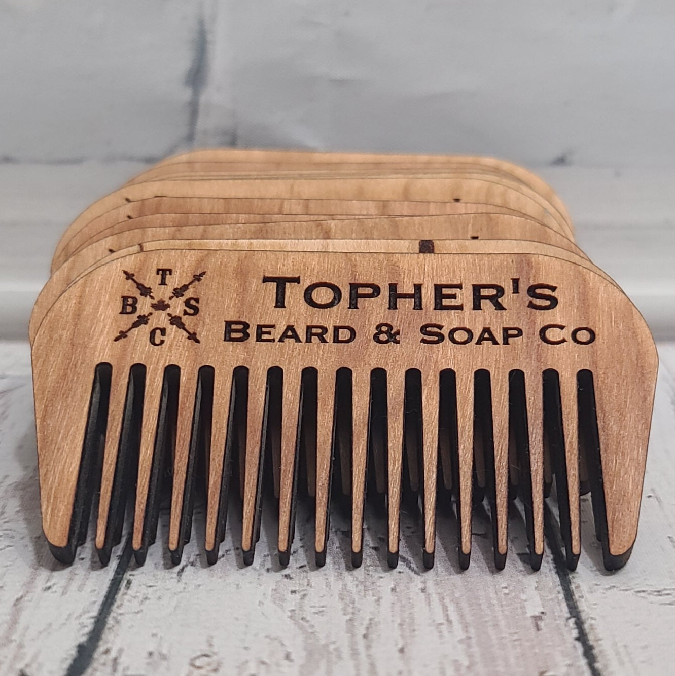 Cherry Wood Beard Combs