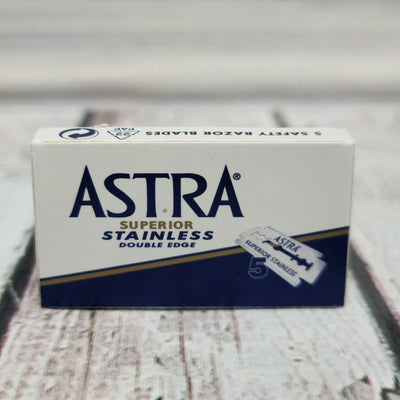 Astra Superior Stainless Double Edge Safety Razor Blades - 5 pack