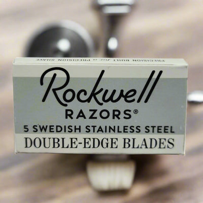 Rockwell Razors Swedish Stainless Steel Double Edge Razor Blades - 20 and 5 Blade Packs, Quality Shaving, Available in Brantford, Ontario, Canada