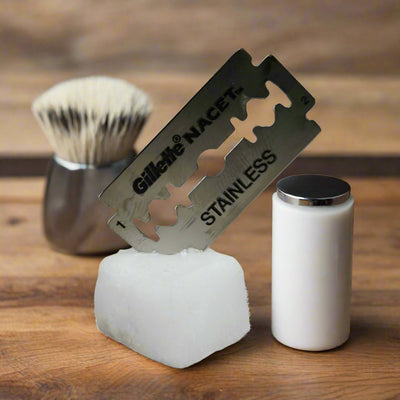 Gillette Nacet Stainless Double Edge Razor Blades - 5 Blades, Smooth Shave, Available in Brantford, Ontario, Canada