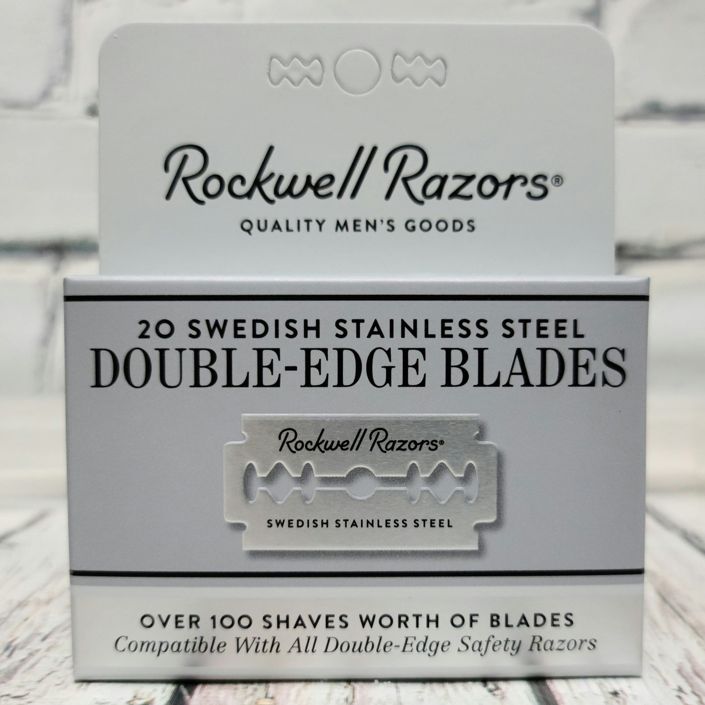 Rockwell Razors Stainless Double Edge Safety Razor Blades - 5 pack