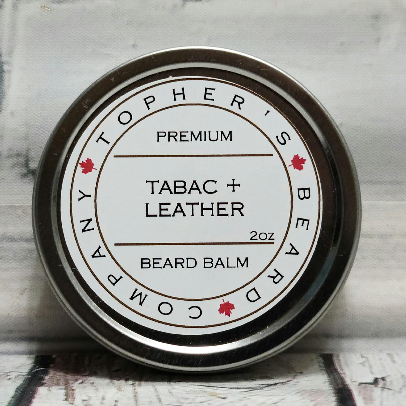 Beard Conditioning Balm | Tabac and Leather | Tophers Beard and Soap Company
