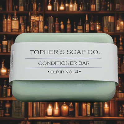 Topher's Soap Co. Elixir No. 4 Conditioner Bar - Solid Hair Conditioner, Made in Brantford, Ontario, Canada