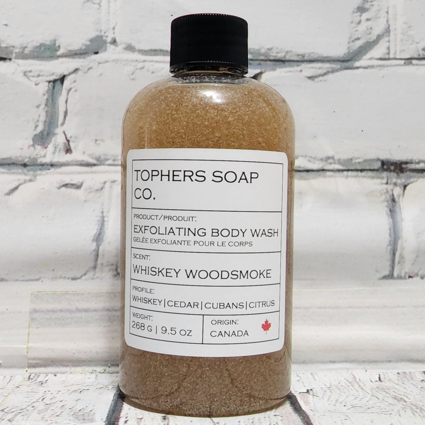 Whiskey Woodsmoke | Lava Infused Exfoliating Body Wash