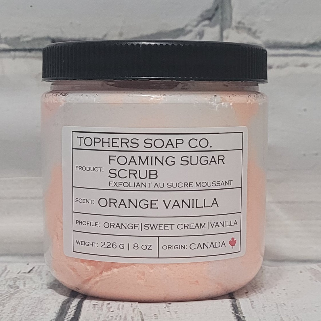Orange Vanilla Creamsicle | Foaming Sugar Scrub
