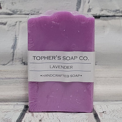 Handcrafted Cold Process Soap | Lavender | Tophers Beard and Soap Company
