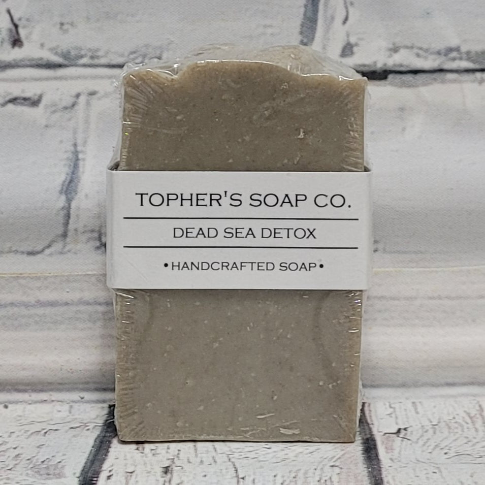 Handcrafted Cold Process Soap | Dead Sea Detox  | Tophers Beard and Soap Company