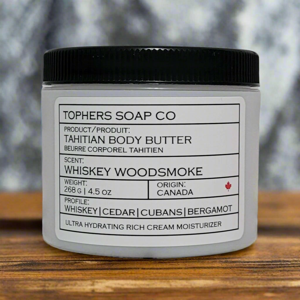 Whiskey Woodsmoke Tahitian Body Butter