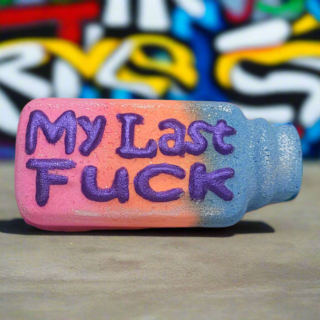 MY LAST FUCK | Hand Painted Bath Bomb