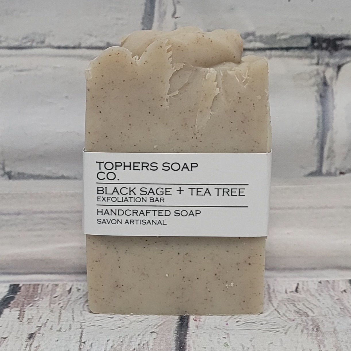 Black Sage + Tea Tree Exfoliation  |  Handcrafted Cold Process Soap