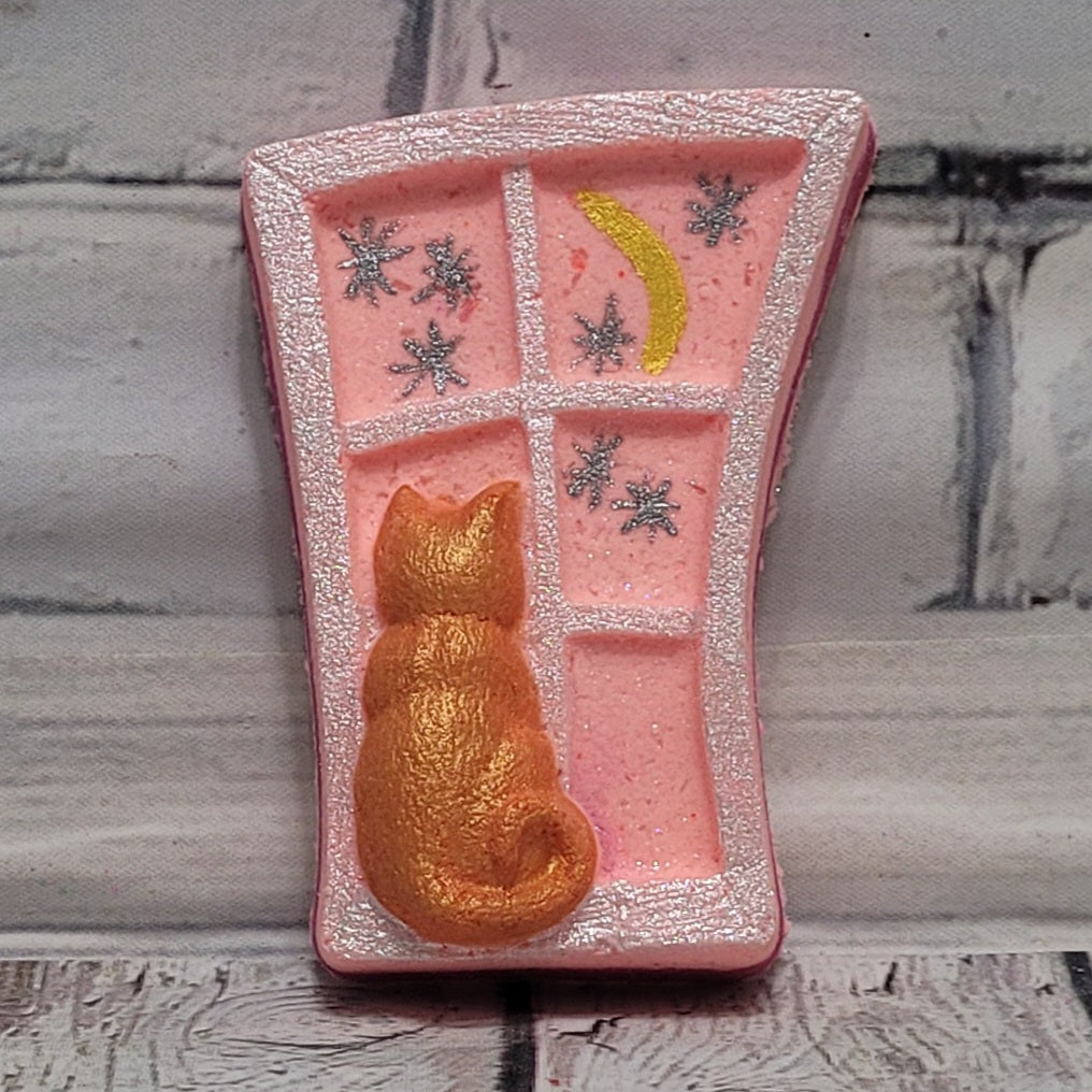 How Much Is That Cat In The Window | Hand Painted Bath Bomb