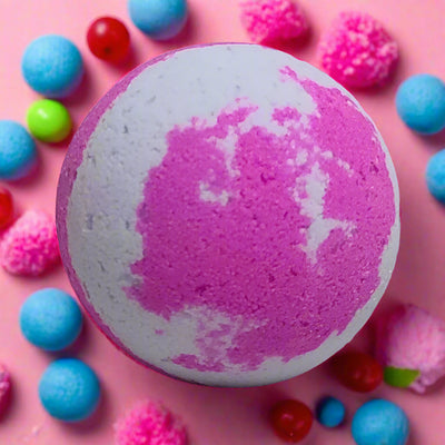 Blue Raspberry Foaming Bath Bomb