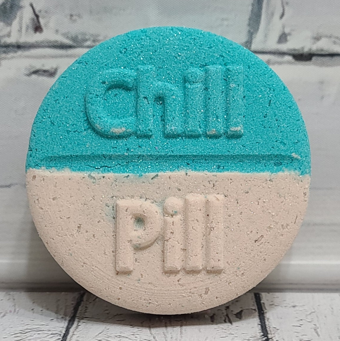 Peppermint Cream Chill Pill Bath Bomb