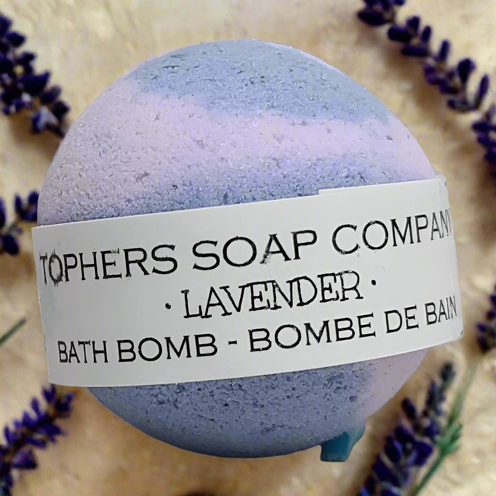 Lavender Foaming Bath Bomb