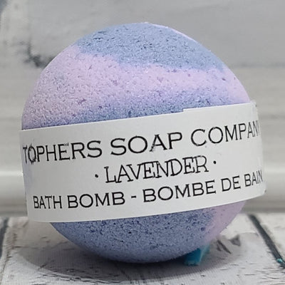 Lavender Foaming Bath Bomb