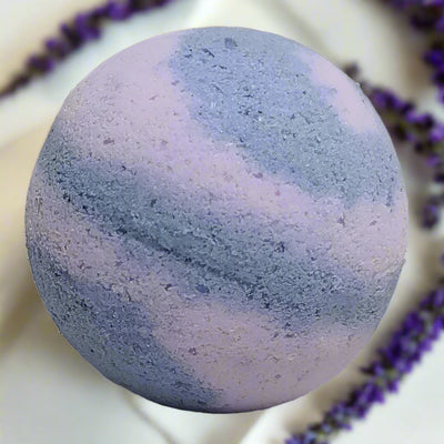 Lavender Foaming Bath Bomb