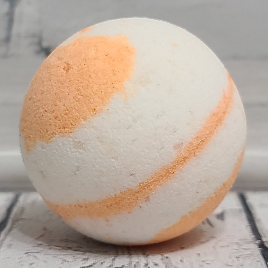 Orange Vanilla Foaming Bath Bomb