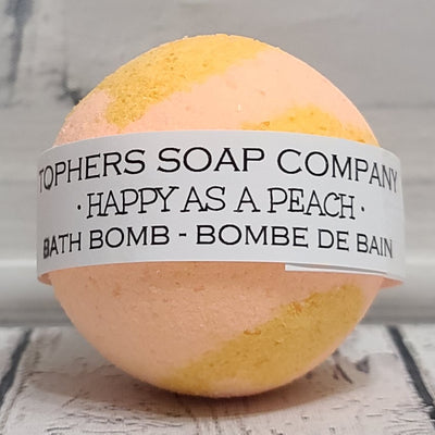 Happy as a Peach Foaming Bath Bomb