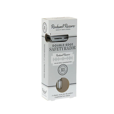 Rockwell Razors - R1 Double Edge (DE) Razor - White Chrome