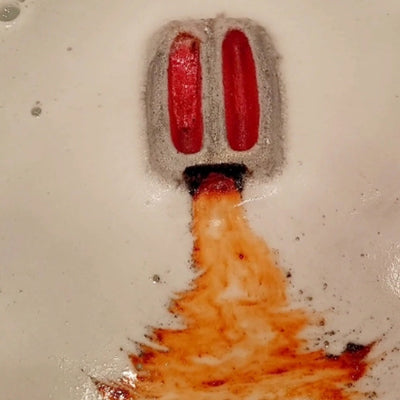 FUCK IT, MY LAST BATH | Hand Painted Toaster Bath Bomb