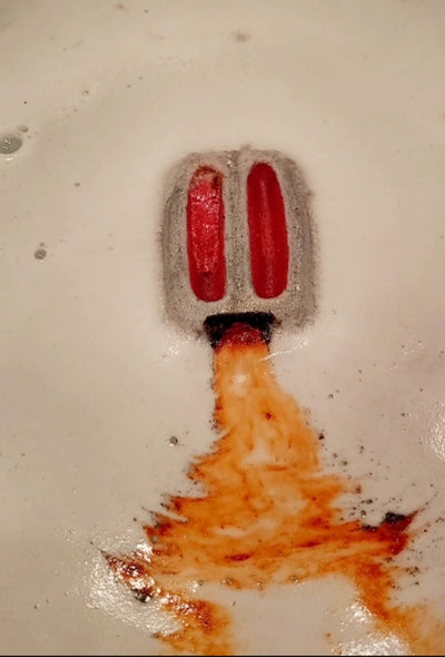 FUCK IT, MY LAST BATH | Hand Painted Toaster Bath Bomb