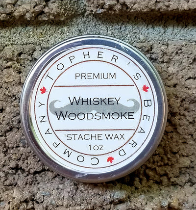 Whiskey Woodsmoke 'Stache Wax